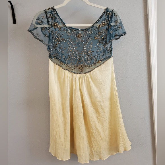 Free People Rare Embellished ombre tunic mini, XS - Picture 2 of 11